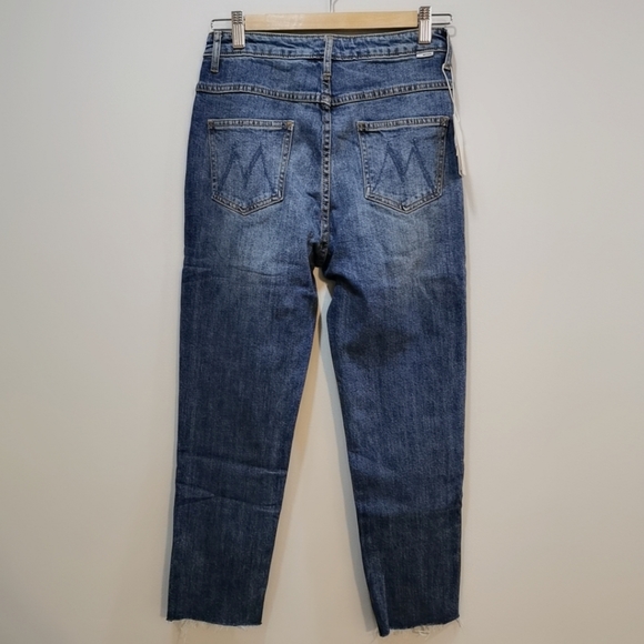 Mother Insider Crop Step Fray Jeans - Picture 2 of 7